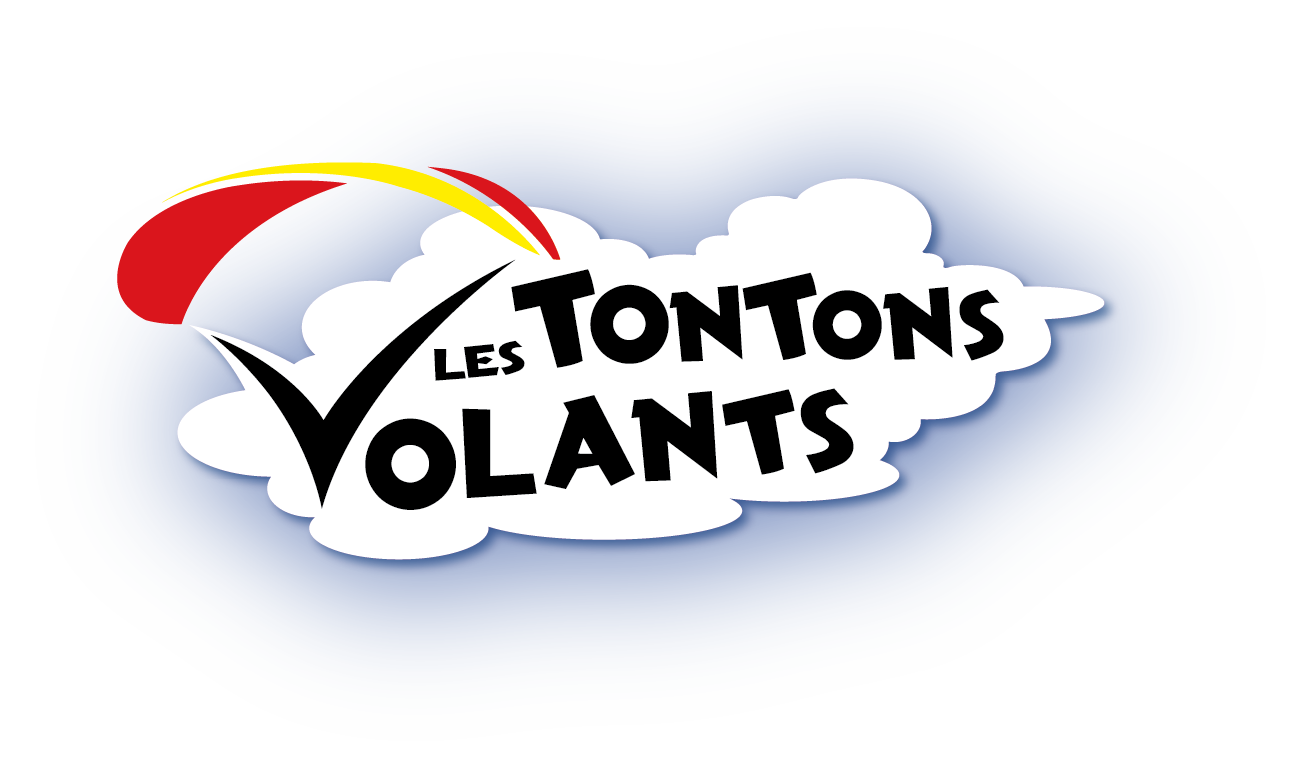 logo les tontons volant les spécialistes des vols en biplaces